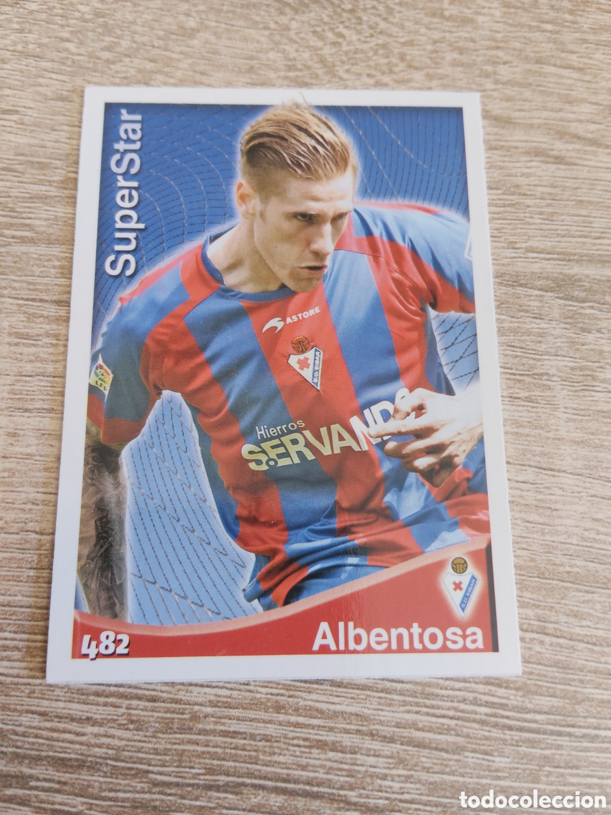 Cromos de f&uacute;tbol: Mundicromo las fichas de la liga 2015 482 Albentosa super Star Eibar