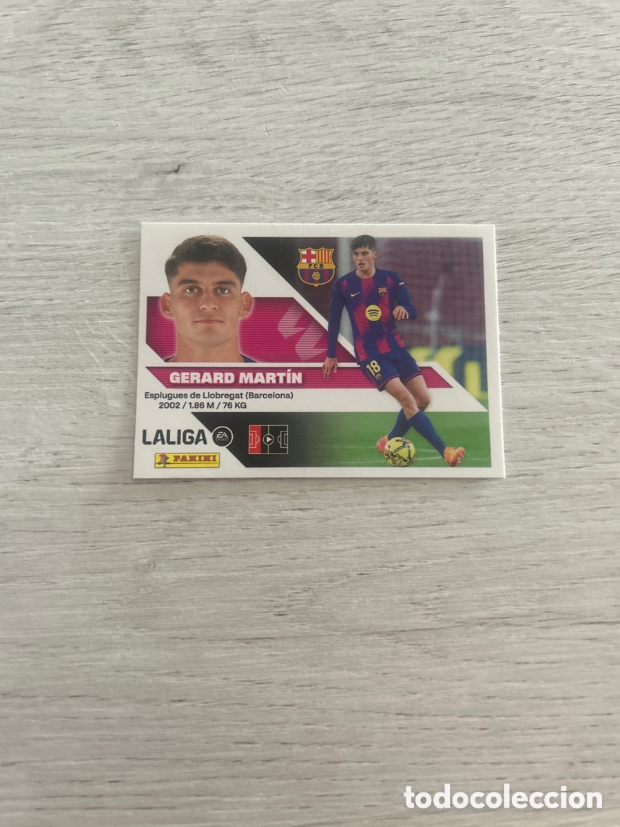 Cromos de f&uacute;tbol: Gerard Mart&iacute;n 8 Barcelona Liga Este 2026/27 26-27 Panini