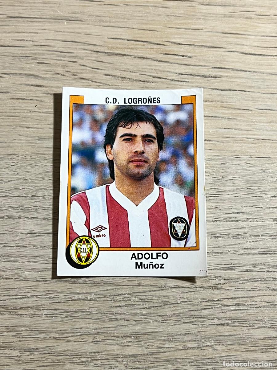 Figurine di Calcio: 171 ADOLFO LOGRO&Ntilde;ES LIGA FUTBOL 88 PANINI NUNCA PEGADO SIN PEGAR 1988