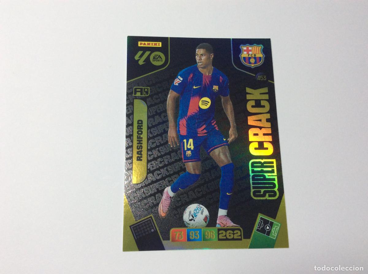Figurine di Calcio: 453 Supercrack Rashford FC Barcelona Adrenalyn 25/26 2025 2026 Panini