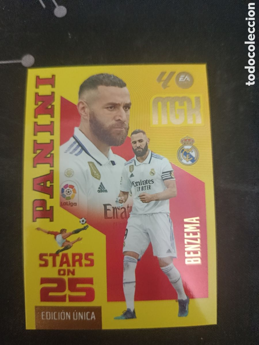 Cromos de f&uacute;tbol: Benzema Stars On 25 Megacracks 26/27