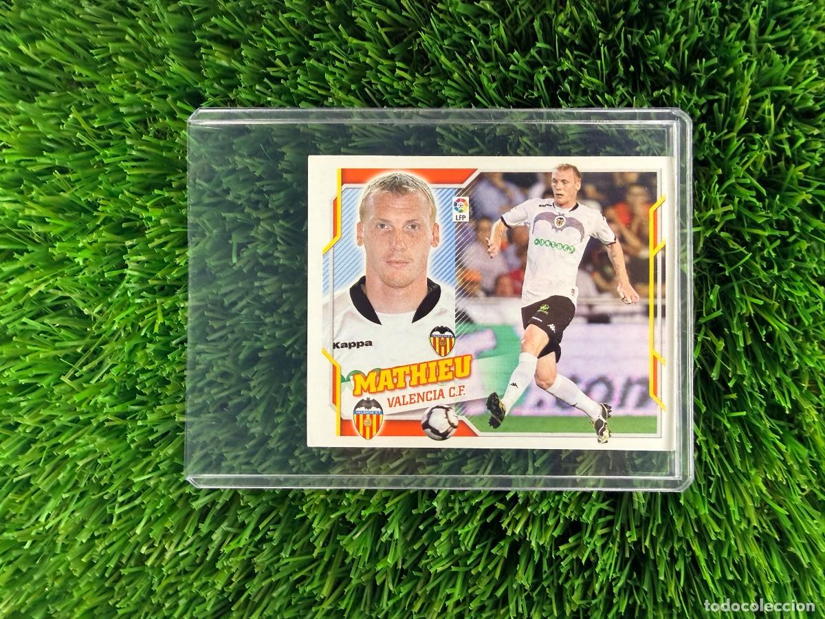 Cromos de f&uacute;tbol: N&ordm; 8A Mathieu Valencia CF Liga Este 10 11