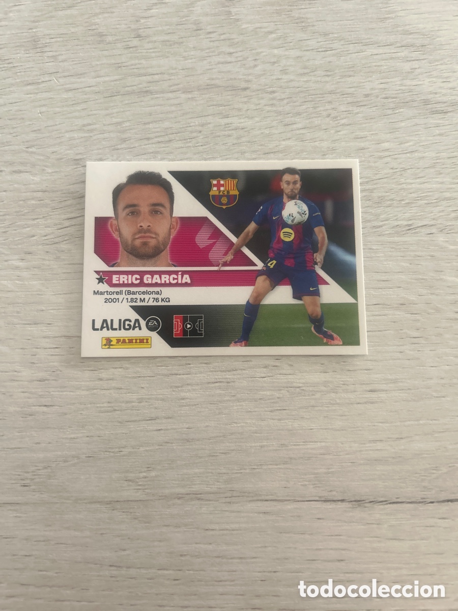 Cromos de f&uacute;tbol: Eric Garc&iacute;a 11 Barcelona Liga Este 2026/27 26-27 Panini