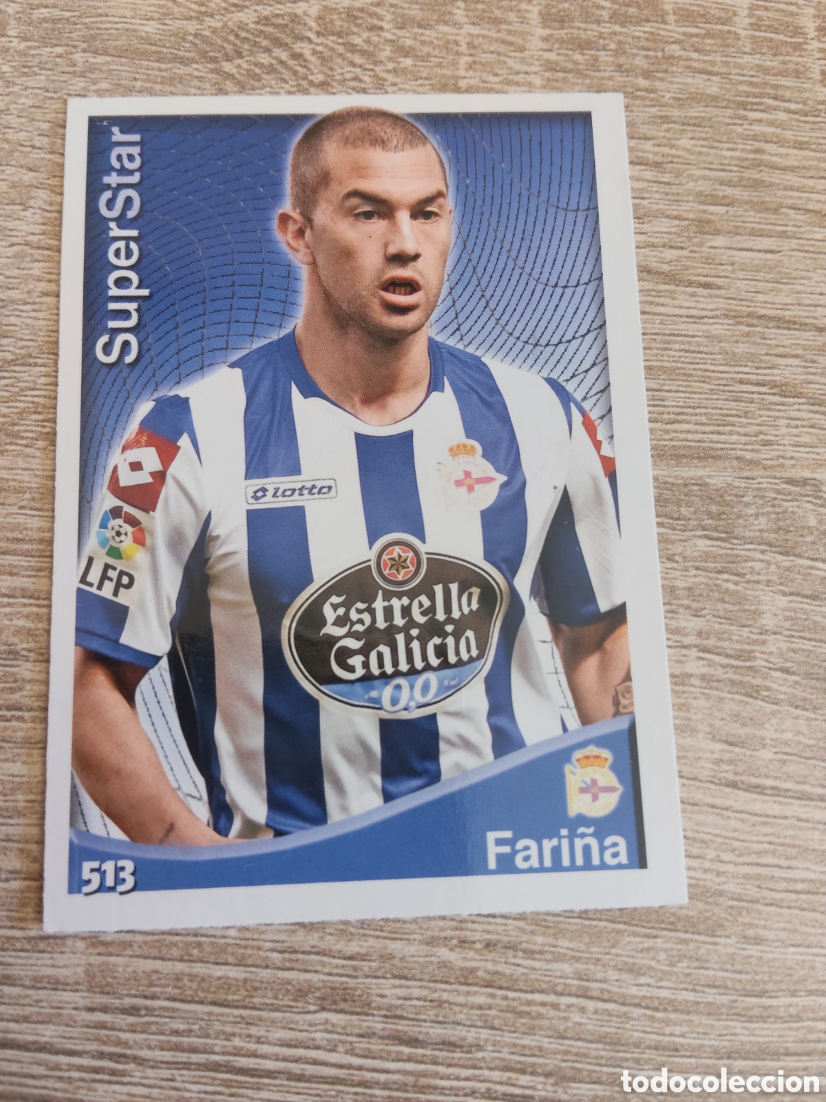 Cromos de f&uacute;tbol: Mundicromo las fichas de la liga 2015 513 Fari&ntilde;a super Star Deportivo de la Coru&ntilde;a