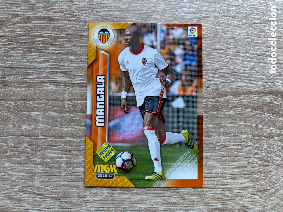 Cromos de f&uacute;tbol: 494 BIS ELIAQUIM MANGALA NUEVA FICHA MEGACRACKS MGK 2016 2017 16 17 VALENCIA CF