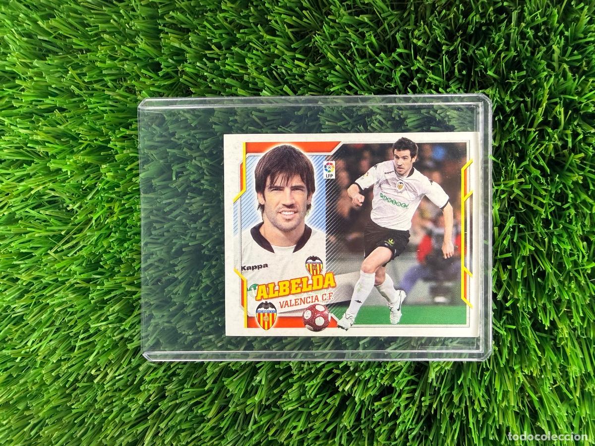 Cromos de f&uacute;tbol: N&ordm; 10 Albelda Valencia CF Liga Este 10 11