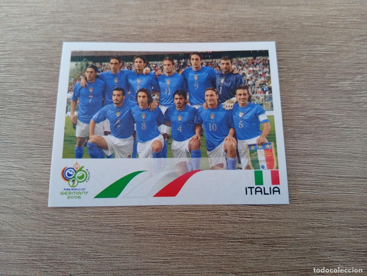 Cromos de f&uacute;tbol: ALINEACION ITALIA 321 ALEMANIA 2006 06 SIN PEGAR NUNCA PEGADO
