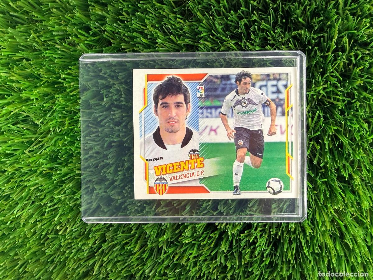 Cromos de f&uacute;tbol: N&ordm; 14B Vicente Valencia CF Liga Este 10 11