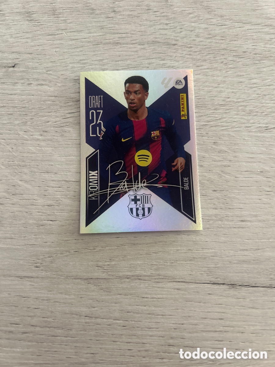 Cromos de f&uacute;tbol: Balde K2 K 2 Draft 23 Kromix Barcelona Liga Este 2026/27 26-27 Panini