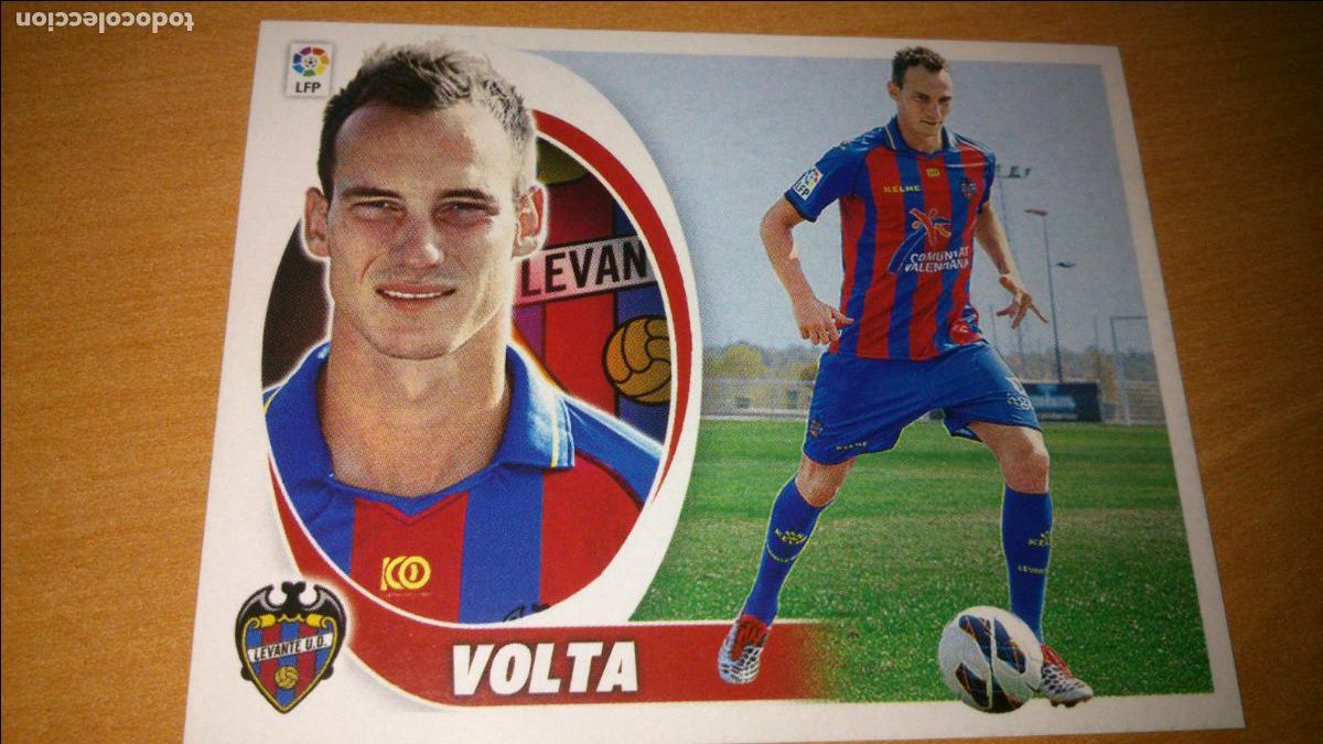 Cromos de f&uacute;tbol: TEMPORADA 2012 2013 12 13 COLOCA LEVANTE N&ordm; 5 BIS VOLTA NUEVO SIN PEGAR
