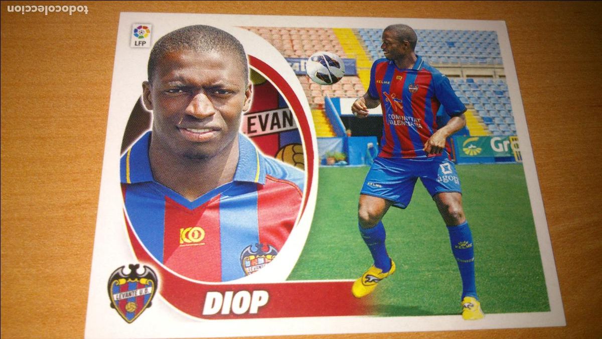 Cromos de f&uacute;tbol: TEMPORADA 2012 2013 12 13 COLOCA LEVANTE N&ordm; 7 BIS DIOP NUEVO SIN PEGAR