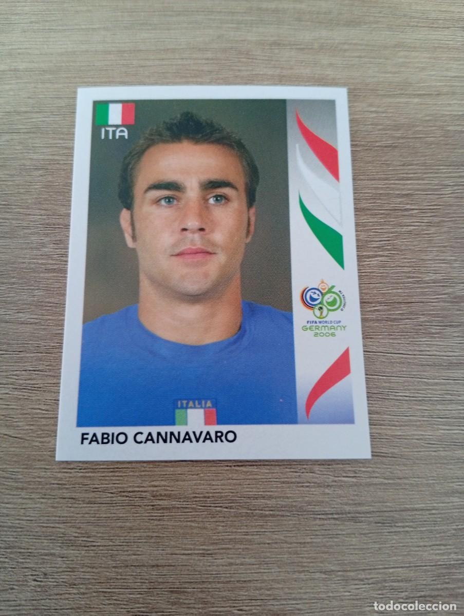 Cromos de f&uacute;tbol: FABIO CANNAVARO 324 ITALIA ALEMANIA 2006 06 SIN PEGAR NUNCA PEGADO
