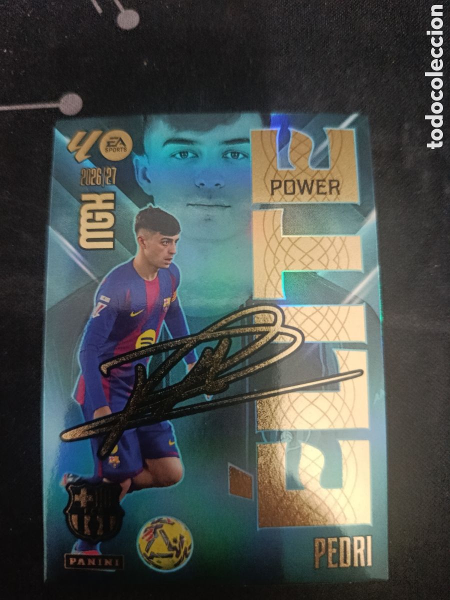 Cromos de f&uacute;tbol: Pedri Elite Power Megacracks 26/27