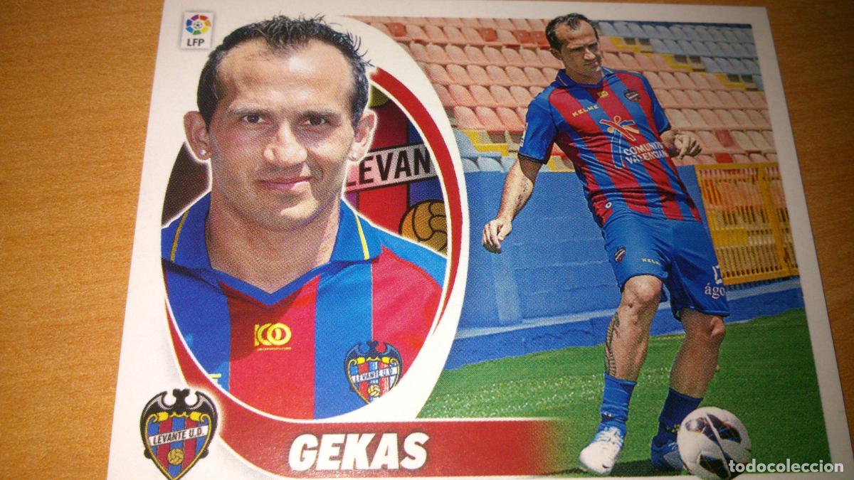 Cromos de f&uacute;tbol: TEMPORADA 2012 2013 12 13 COLOCA LEVANTE N&ordm; 16 BIS GEKAS NUEVO SIN PEGAR