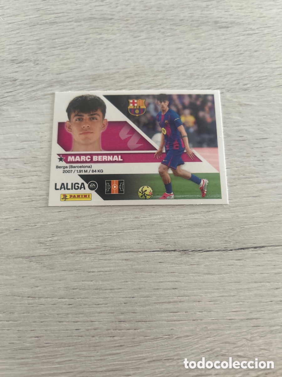 Cromos de f&uacute;tbol: Marc Bernal 14 Barcelona Liga Este 2026/27 26-27 Panini