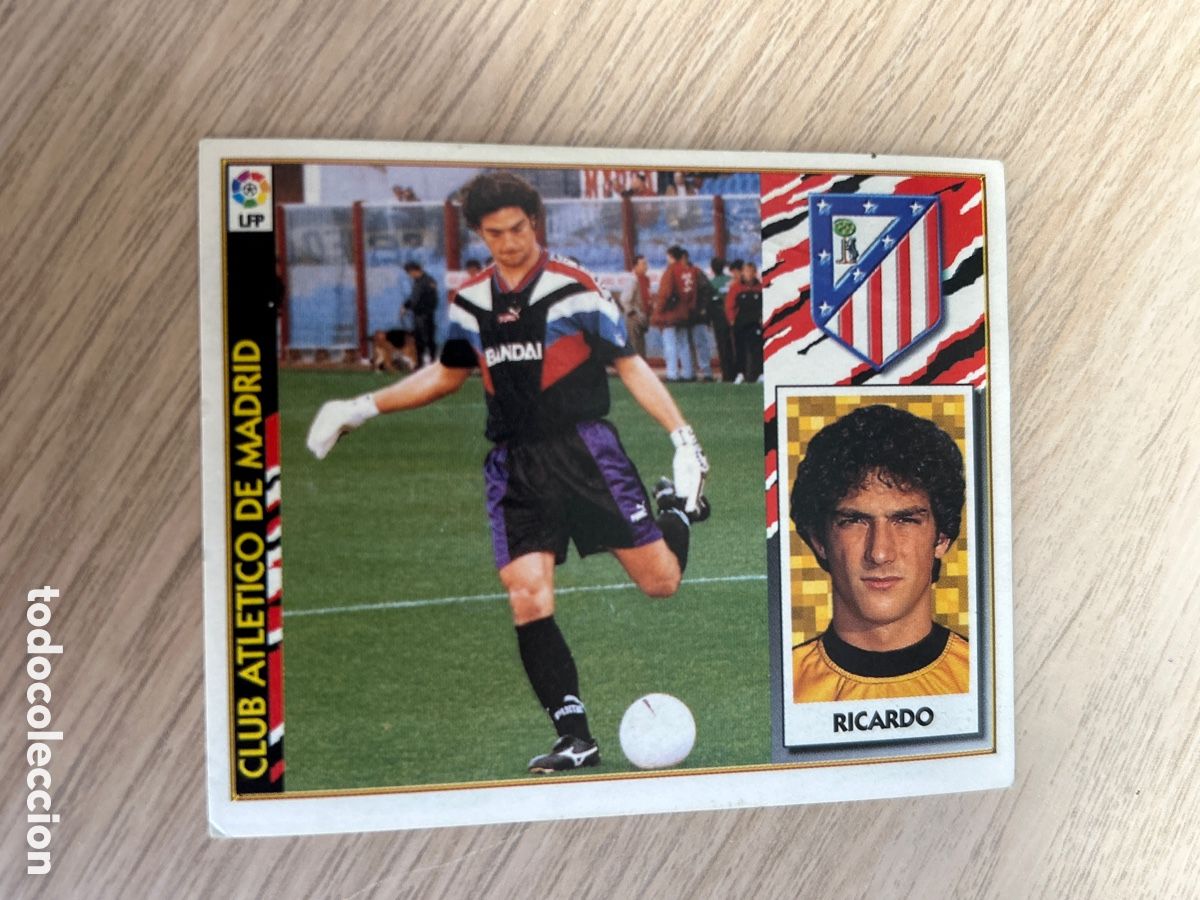 Cromos de Futebol: RICARDO ATLETICO DE MADRID LIGA ESTE 1997 1998 97 98 NUNCA PEGADO SIN PEGAR