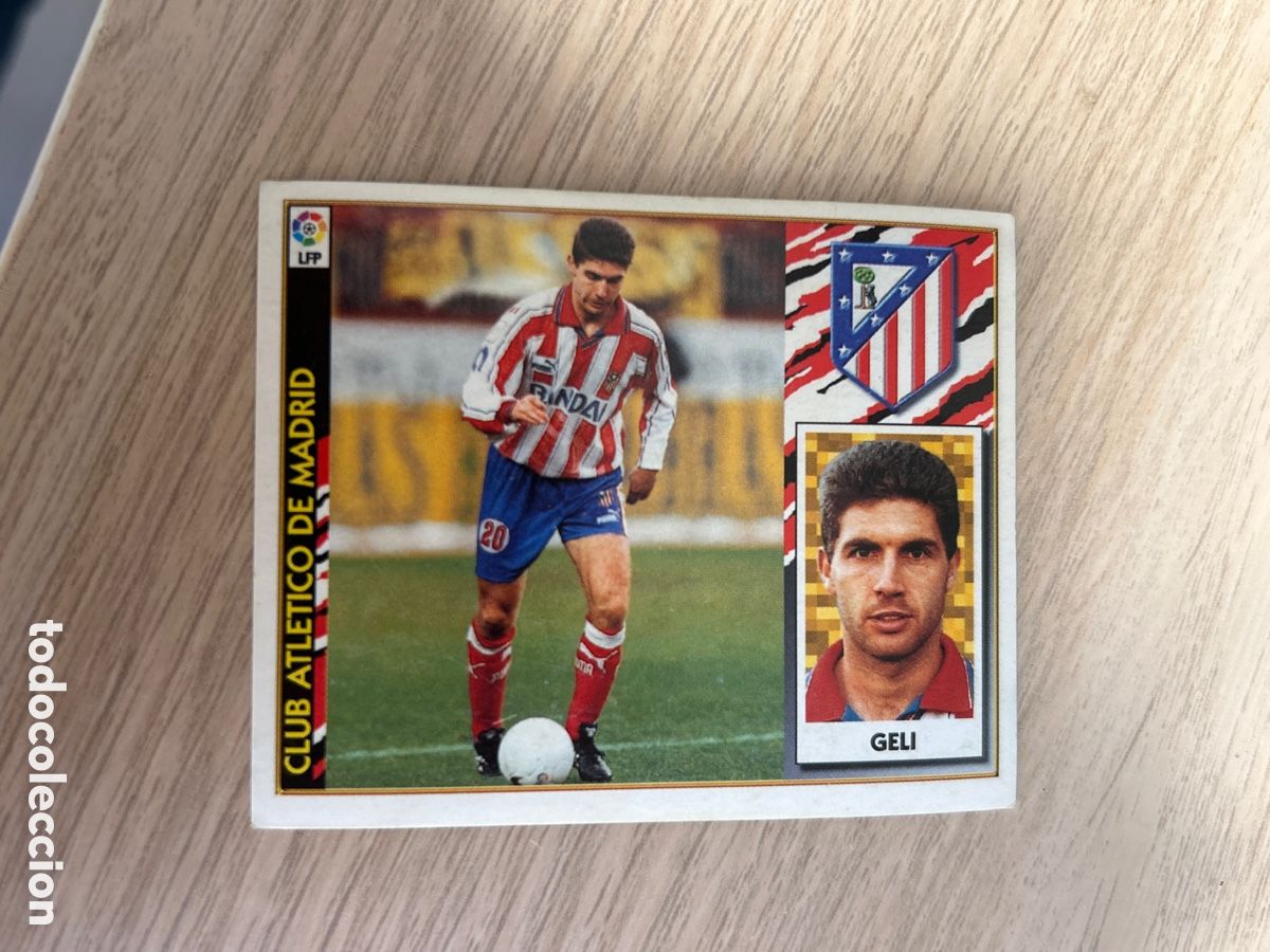 Cromos de Futebol: GELI ATLETICO DE MADRID LIGA ESTE 1997 1998 97 98 NUNCA PEGADO SIN PEGAR