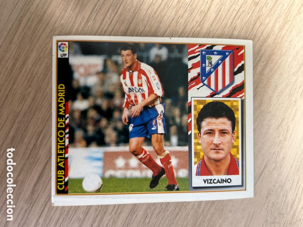 Cromos de Futebol: VIZCAINO ATLETICO DE MADRID LIGA ESTE 1997 1998 97 98 NUNCA PEGADO SIN PEGAR