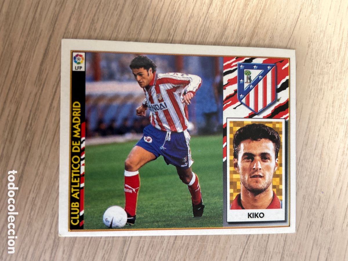 Fu&szlig;ball-Sticker: KIKO ATLETICO DE MADRID LIGA ESTE 1997 1998 97 98 NUNCA PEGADO SIN PEGAR