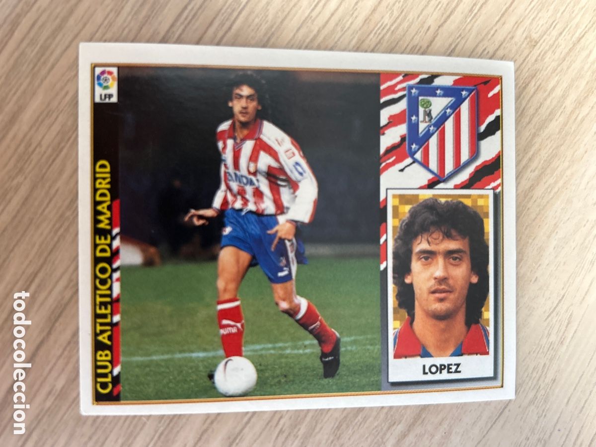 Football Stickers: LOPEZ ATLETICO DE MADRID LIGA ESTE 1997 1998 97 98 NUNCA PEGADO SIN PEGAR