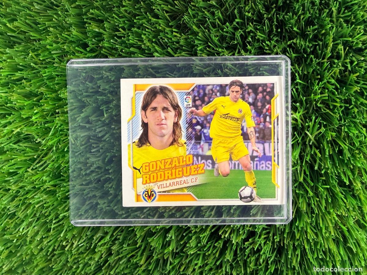 Cromos de f&uacute;tbol: N&ordm; 5 Gonzalo Rodr&iacute;guez Villarreal CF Liga Este 10 11