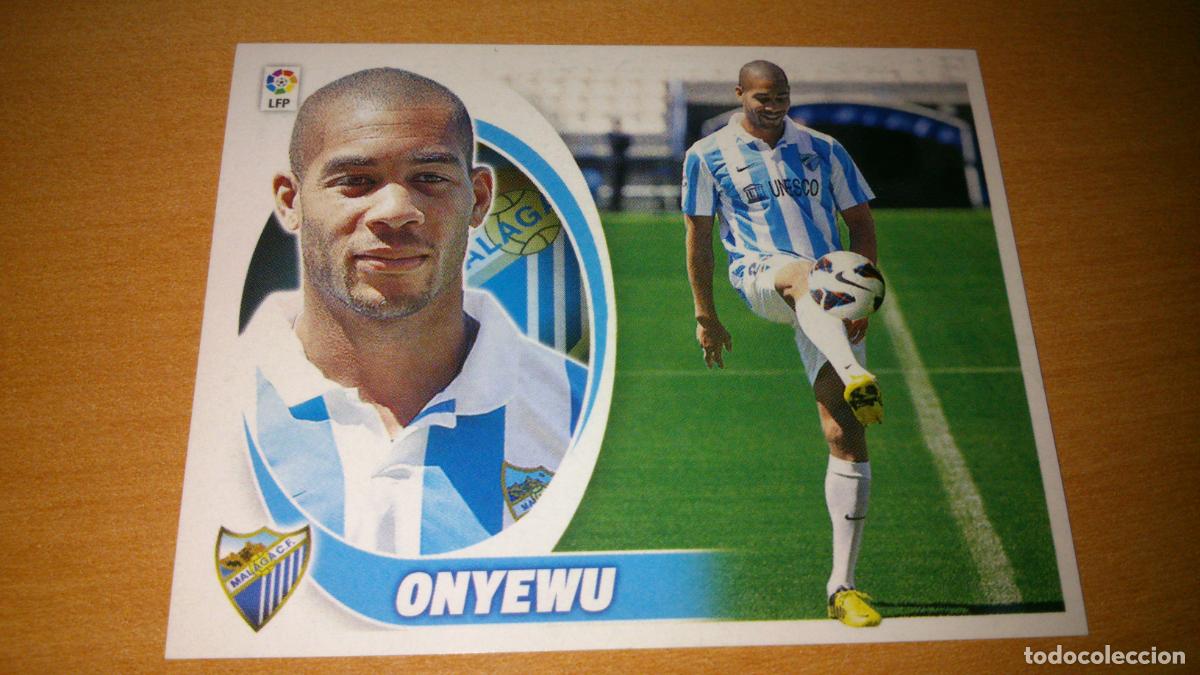 Cromos de f&uacute;tbol: TEMPORADA 2012 2013 12 13 COLOCA MALAGA N&ordm; 4 BIS ONYEWU NUEVO SIN PEGAR