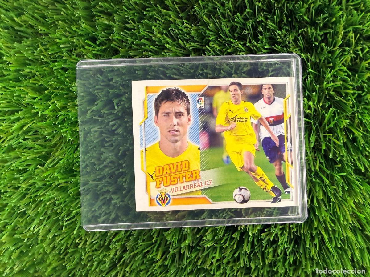Cromos de f&uacute;tbol: N&ordm; 9 David Fuster Villarreal CF Liga Este 10 11
