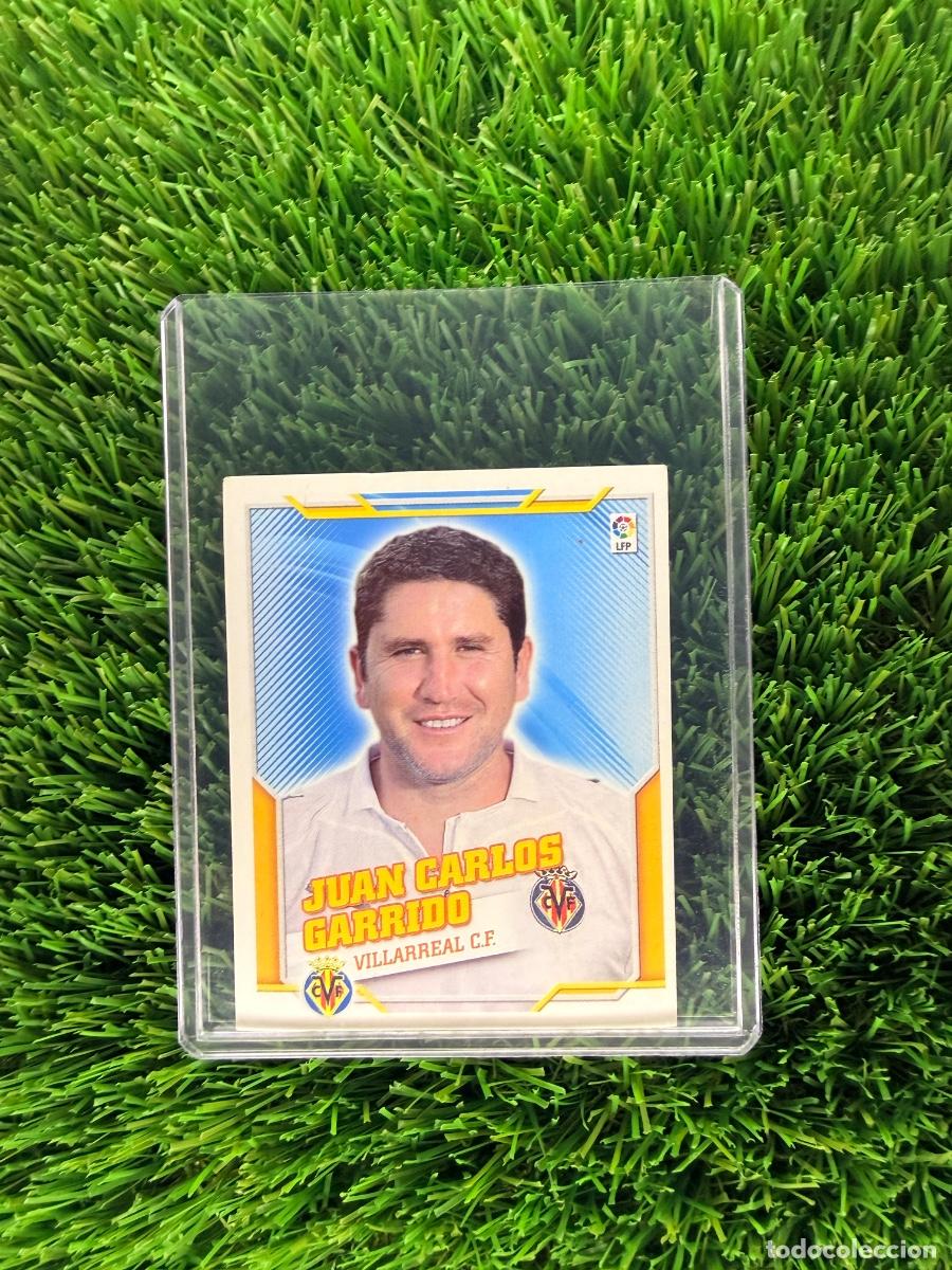 Cromos de f&uacute;tbol: Juan Carlos Garrido Entrenador Villarreal CF Liga Este 10 11