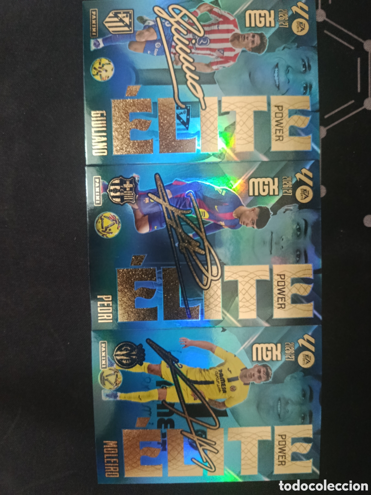 Cromos de f&uacute;tbol: Lote 3 Elite Power Megacracks 26/27