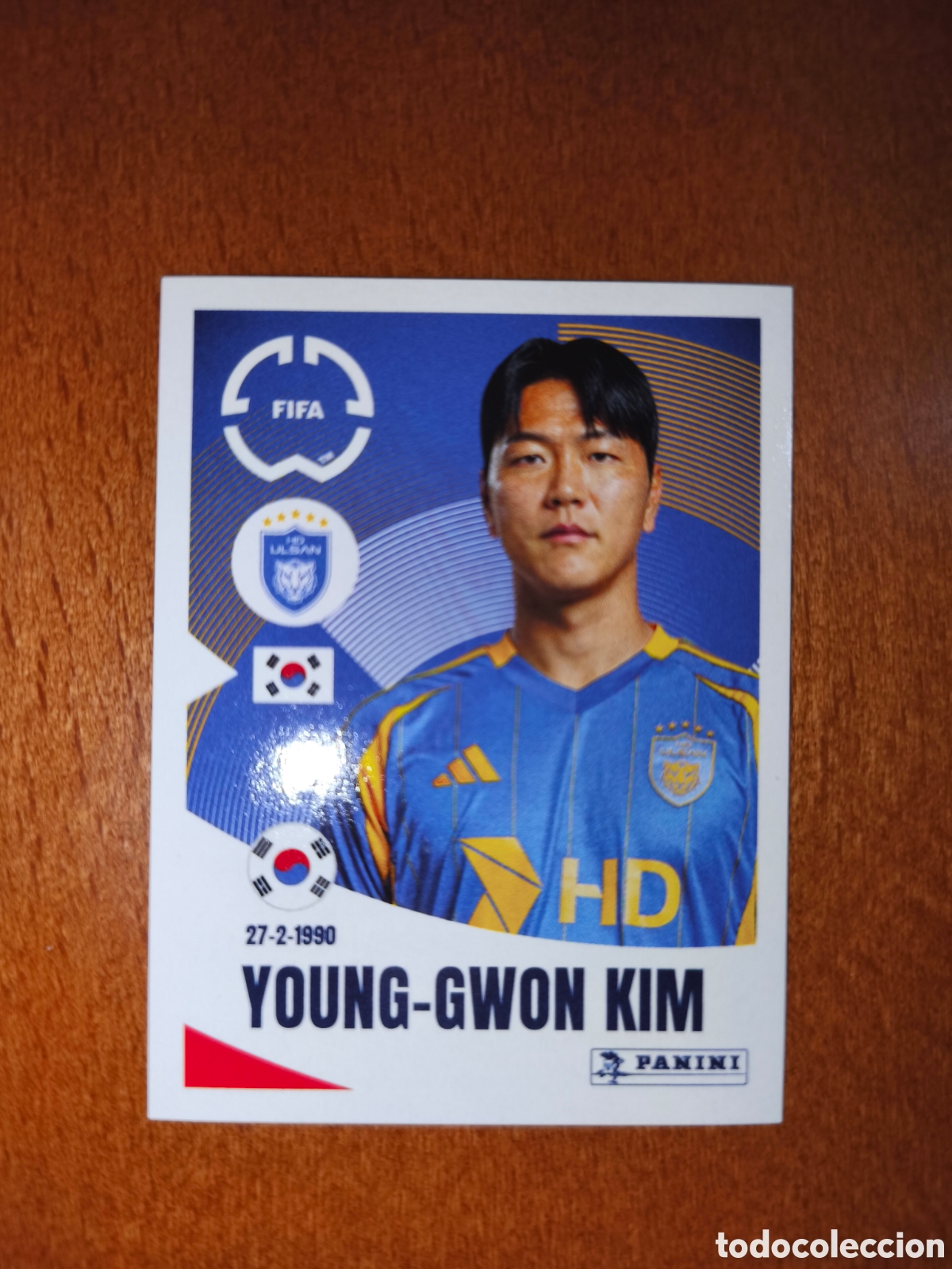 Cromos de f&uacute;tbol: Young-Gwon Kim n&deg;375 Fifa Club World Cup 2025 Ulsan HD