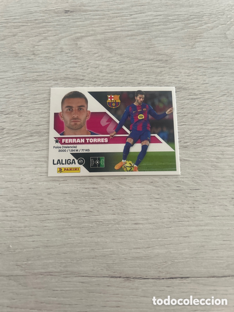 Cromos de f&uacute;tbol: Ferran Torres 18 Barcelona Liga Este 2026/27 26-27 Panini