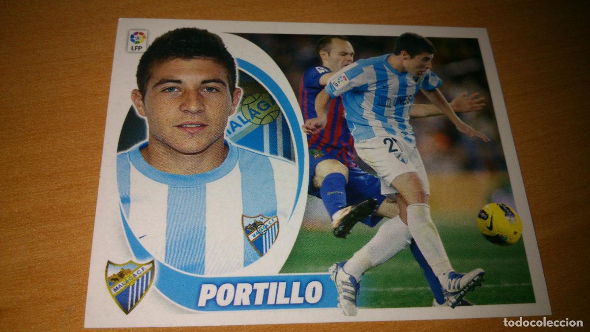 Cromos de f&uacute;tbol: TEMPORADA 2012 2013 12 13 COLOCA MALAGA N&ordm; 10 BIS PORTILLO NUEVO SIN PEGAR