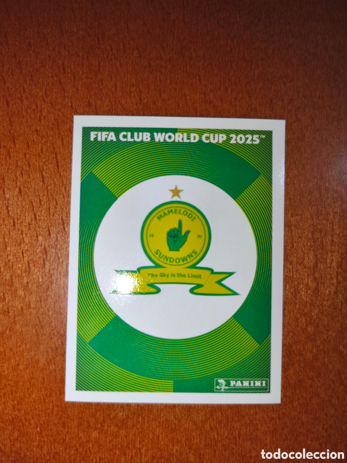 Cromos de f&uacute;tbol: Escudo Mamelodi Sundowns FC n&deg;389 Fifa Club World Cup 2025