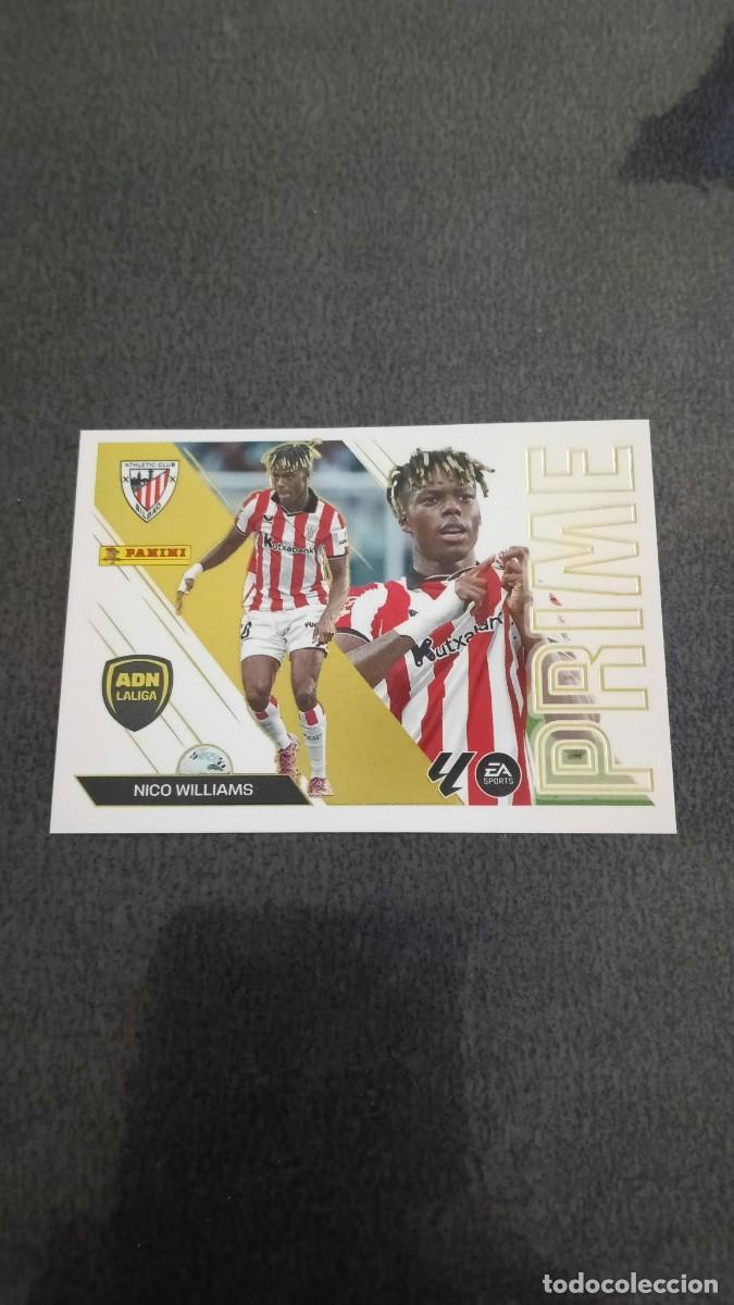 Cromos de f&uacute;tbol: Nico Williams ADN Prime 10 Athletic de Bilbao Ediciones Liga este 26 27 2026/2027