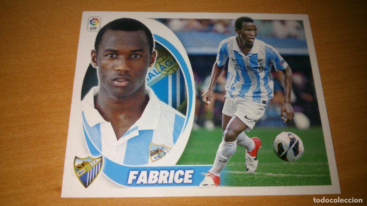 Cromos de f&uacute;tbol: TEMPORADA 2012 2013 12 13 COLOCA MALAGA N&ordm; 15 BIS FABRICE NUEVO SIN PEGAR