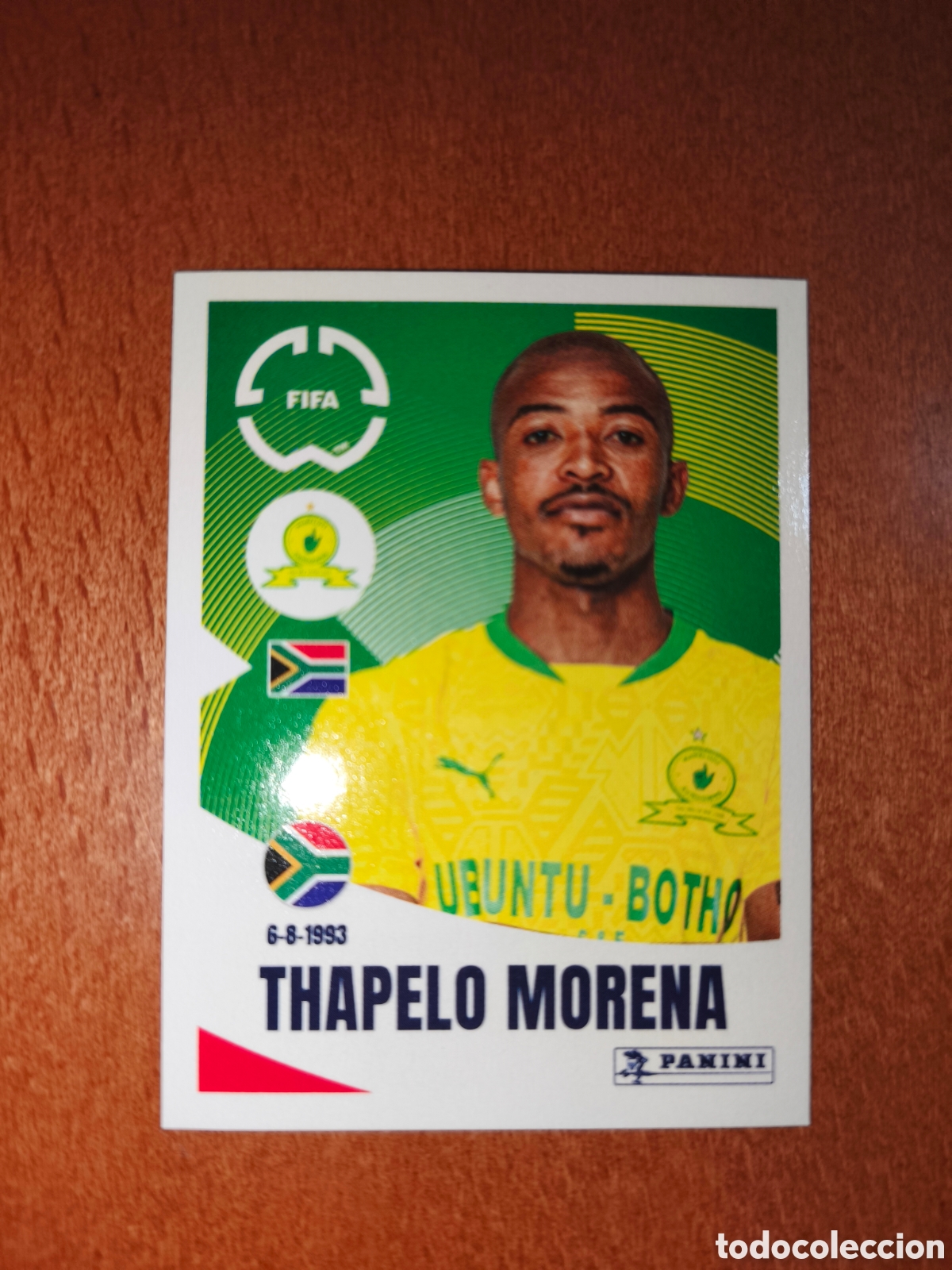 Cromos de f&uacute;tbol: Thapelo Morena n&deg;393 Fifa Club World Cup 2025 Mamelodi Sundowns