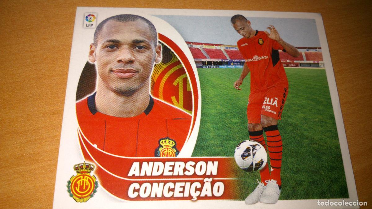 Cromos de f&uacute;tbol: TEMPORADA 2012 2013 12 13 COLOCA MALLORCA N&ordm; 6 BIS ANDERSON CONCEICAO NUEVO SIN PEGAR