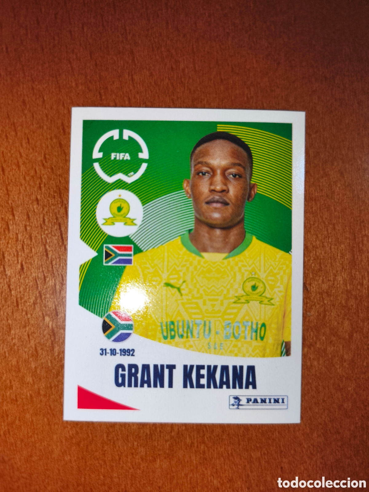 Cromos de f&uacute;tbol: Grant Kekana n&deg;394 Fifa Club World Cup 2025 Mamelodi Sundowns