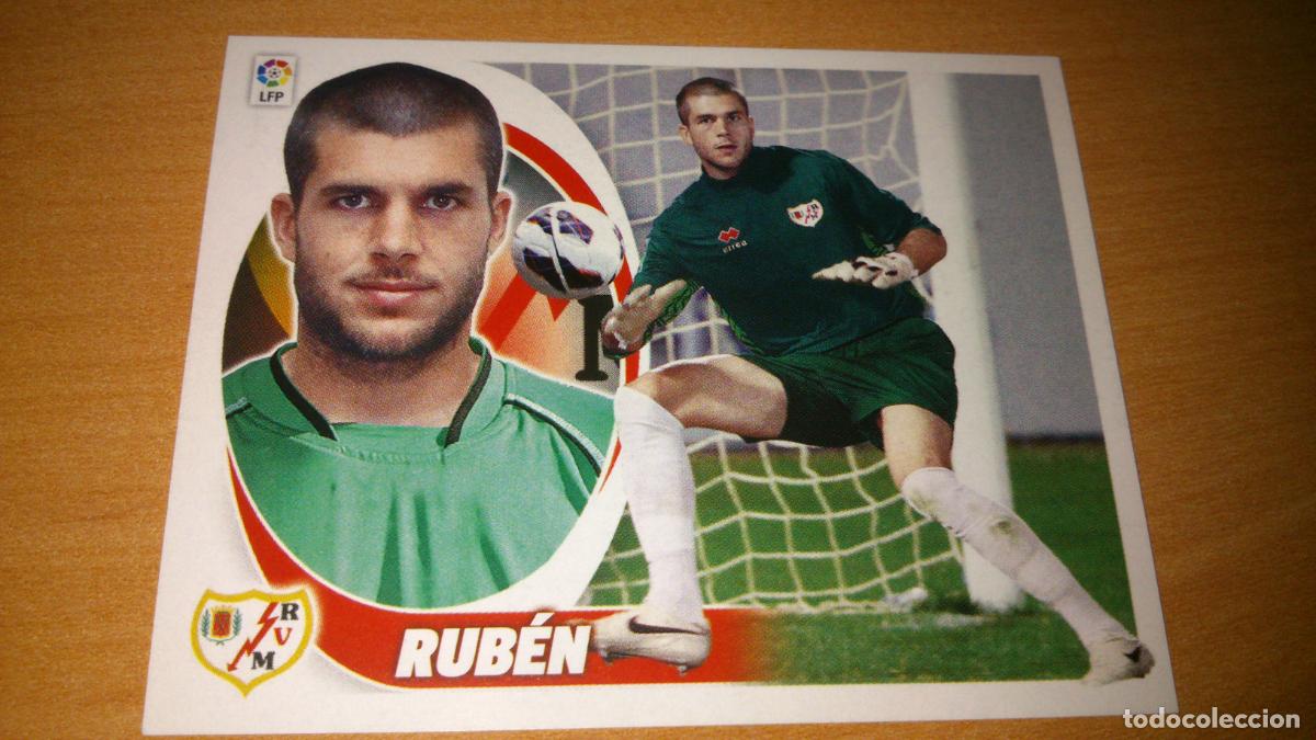 Cromos de f&uacute;tbol: TEMPORADA 2012 2013 12 13 COLOCA RAYO VALLECANO N&ordm; 1 BIS RUBEN NUEVO SIN PEGAR