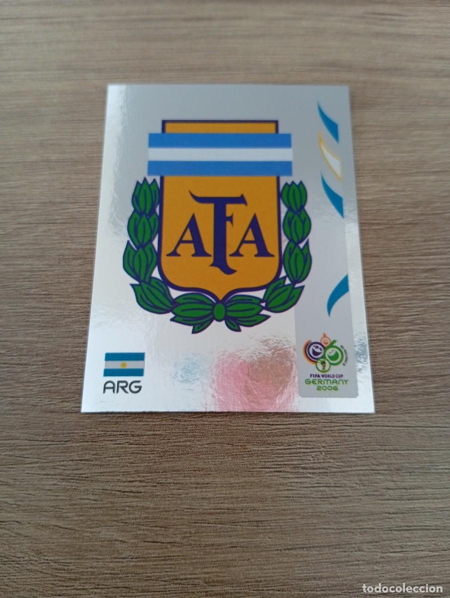Cromos de f&uacute;tbol: ESCUDO ARGENTINA 170 ALEMANIA 2006 06 SIN PEGAR NUNCA PEGADO