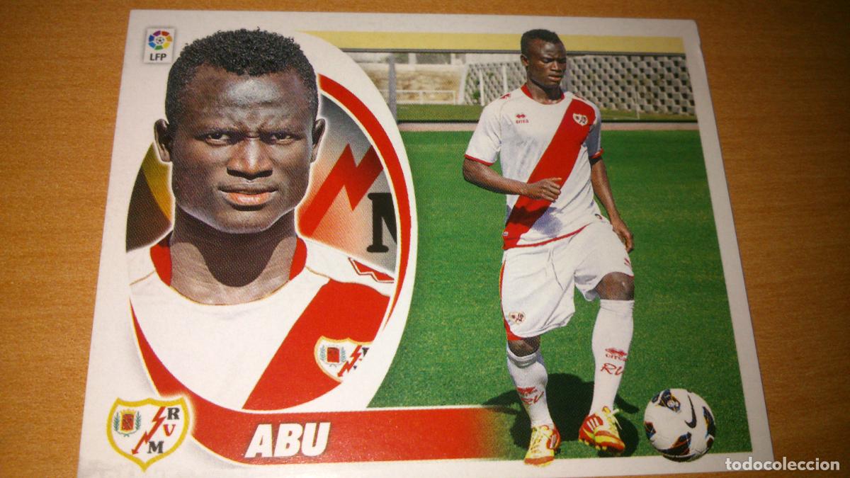 Cromos de f&uacute;tbol: TEMPORADA 2012 2013 12 13 COLOCA RAYO VALLECANO N&ordm; 11 BIS ABU NUEVO SIN PEGAR