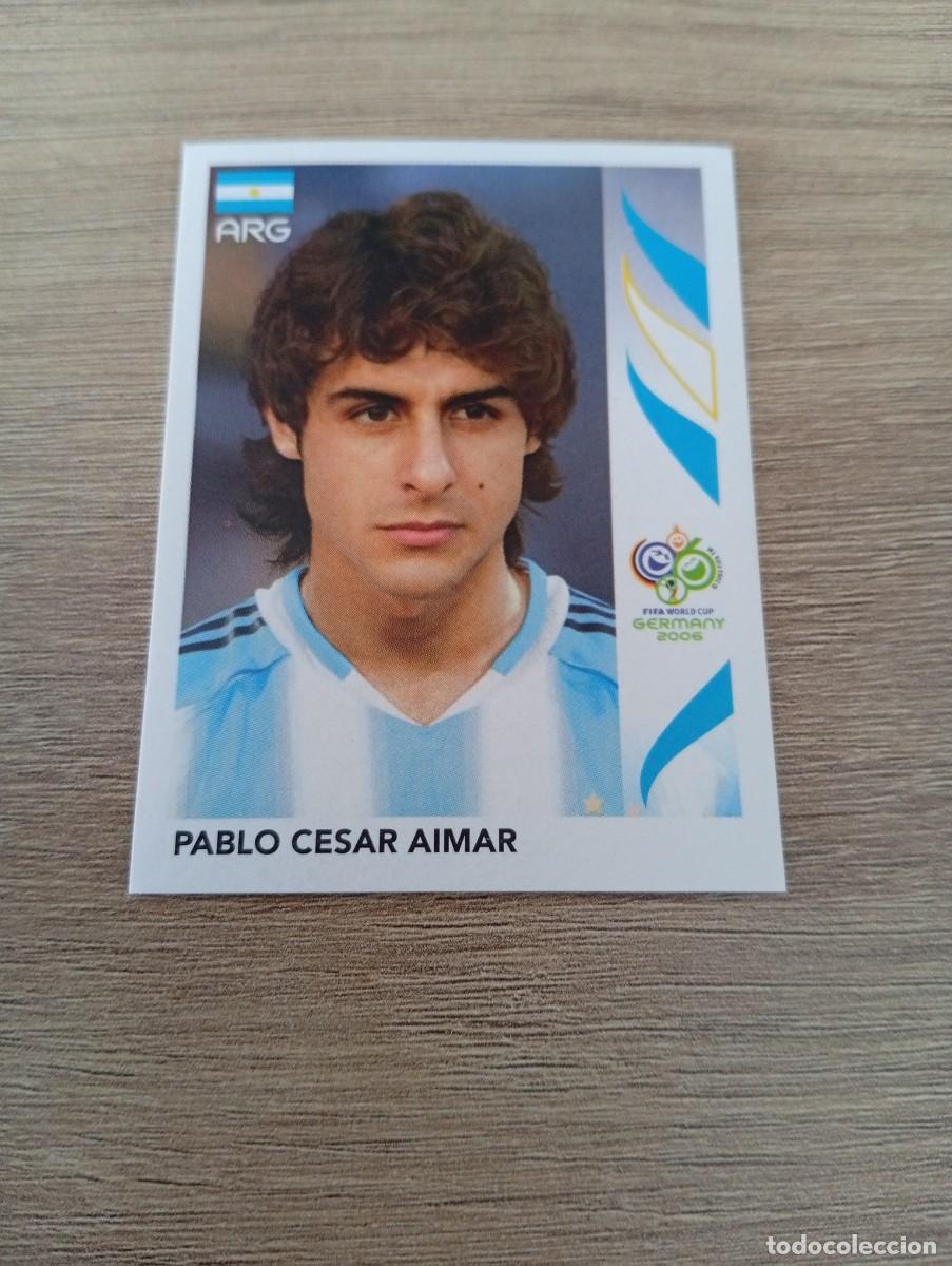 Cromos de f&uacute;tbol: PABLO CESAR AIMAR 177 ARGENTINA ALEMANIA 2006 06 SIN PEGAR NUNCA PEGADO