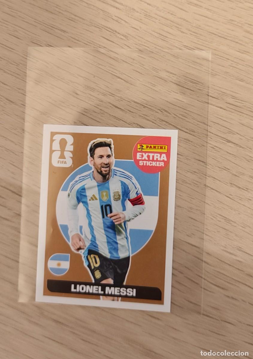 Cromos de f&uacute;tbol: Lionel Messi Extra Sticker Bronze &ndash; Panini FIFA World Cup 2026
