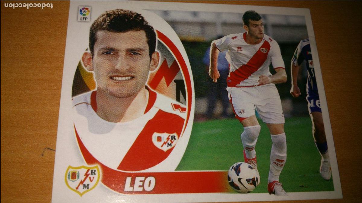 Cromos de f&uacute;tbol: TEMPORADA 2012 2013 12 13 COLOCA RAYO VALLECANO N&ordm; 12 BIS LEO NUEVO SIN PEGAR