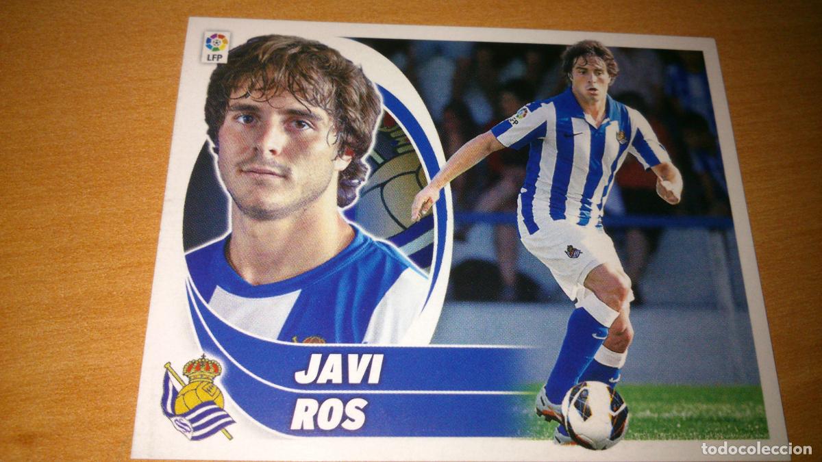 Cromos de f&uacute;tbol: TEMPORADA 2012 2013 12 13 COLOCA REAL SOCIEDAD N&ordm; 8 BIS JAVI ROS NUEVO SIN PEGAR