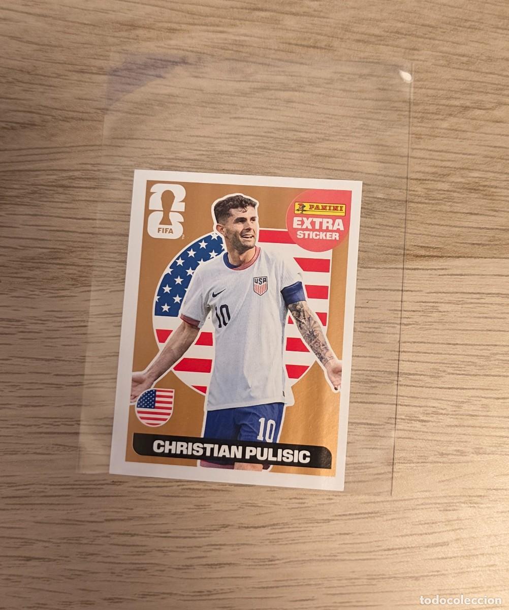 Cromos de f&uacute;tbol: Christian Pulisic Extra Sticker Bronze &ndash; Panini FIFA World Cup 2026