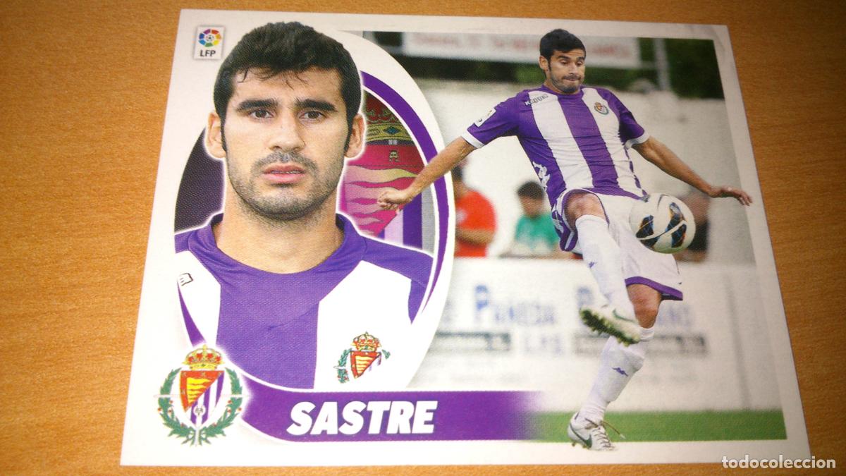 Cromos de f&uacute;tbol: TEMPORADA 2012 2013 12 13 COLOCA VALLADOLID N&ordm; 8 BIS SASTRE NUEVO SIN PEGAR