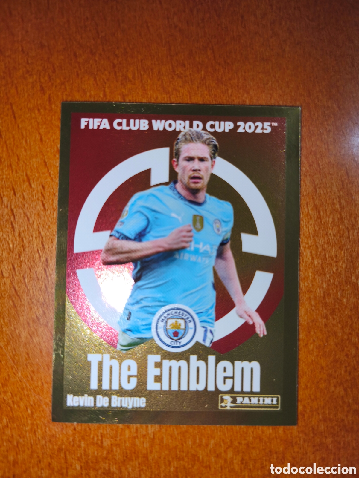Cromos de f&uacute;tbol: Kevin De Bruyne n&deg;418 The Emblem Fifa Club World Cup 2025 Manchester City