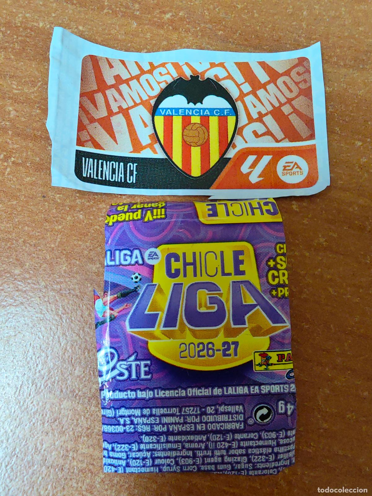 Cromos de Futebol: CROMO CHICLES LIGA ESTE 2026/2027 (ESCUDO ) VALENCIA