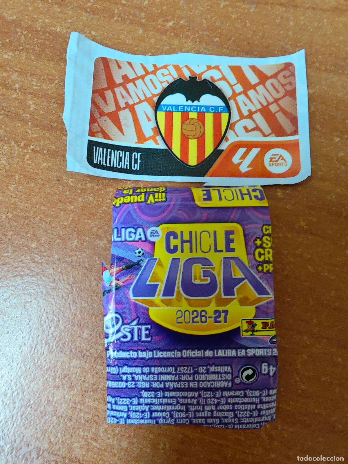 Cromos de Futebol: CROMO CHICLES LIGA ESTE 2026/2027 (ESCUDO ) VALENCIA